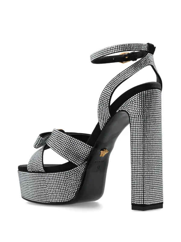 versace ホワイトオープントゥプラットフォームシューズ versace ホワイトオープントゥプラットフォームシューズ versace