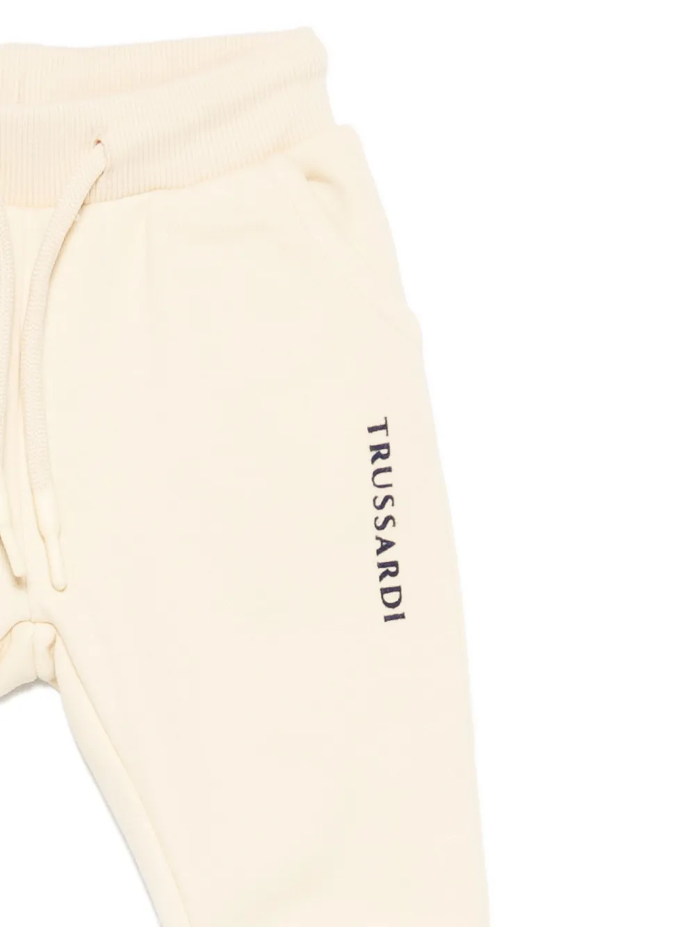 TRUSSARDI JUNIOR logo-embroidered tracksuit Beige