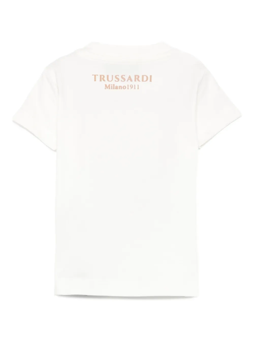 TRUSSARDI JUNIOR dog-print T-shirt Wit