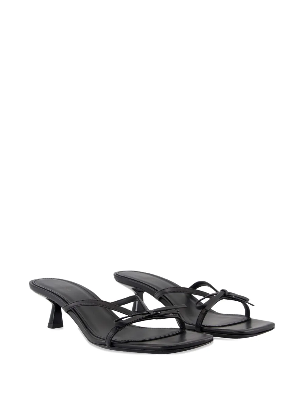 ANINE BING 45mm Jackie heeled sandals Black