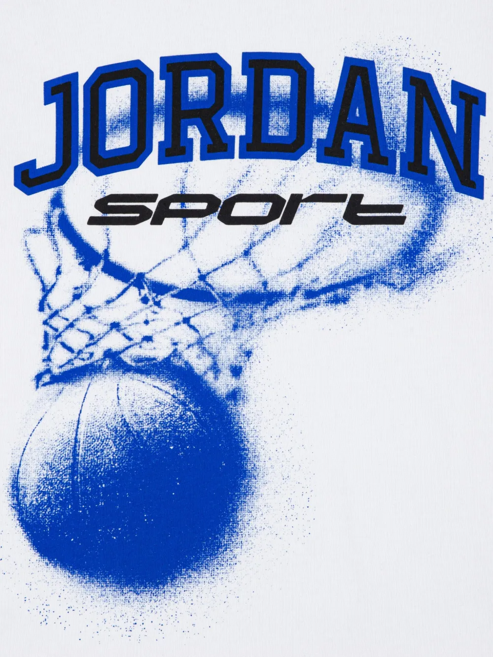 Jordan Kids T-shirt met logoprint Wit