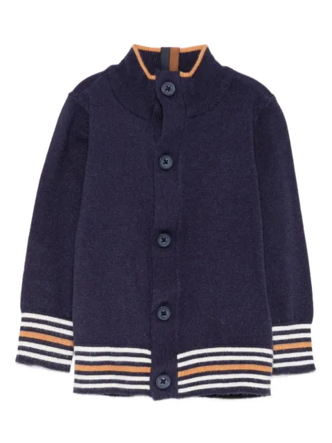 TRUSSARDI JUNIOR Cardigan com listras nos punhos