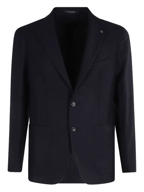 Tagliatore three-button patch-pocket blazer
