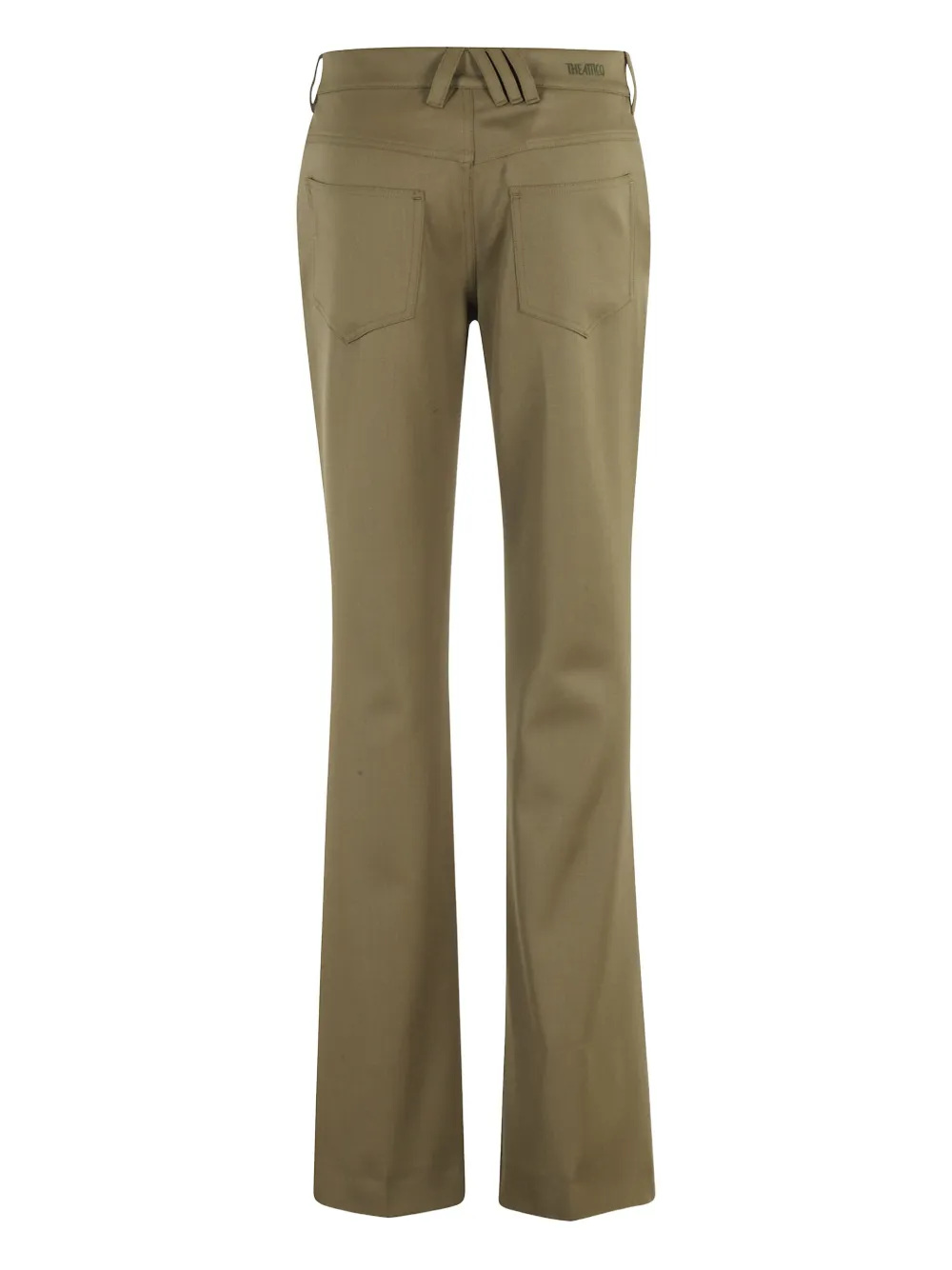 The Attico button-fly trousers 081 MILITARY GREEN