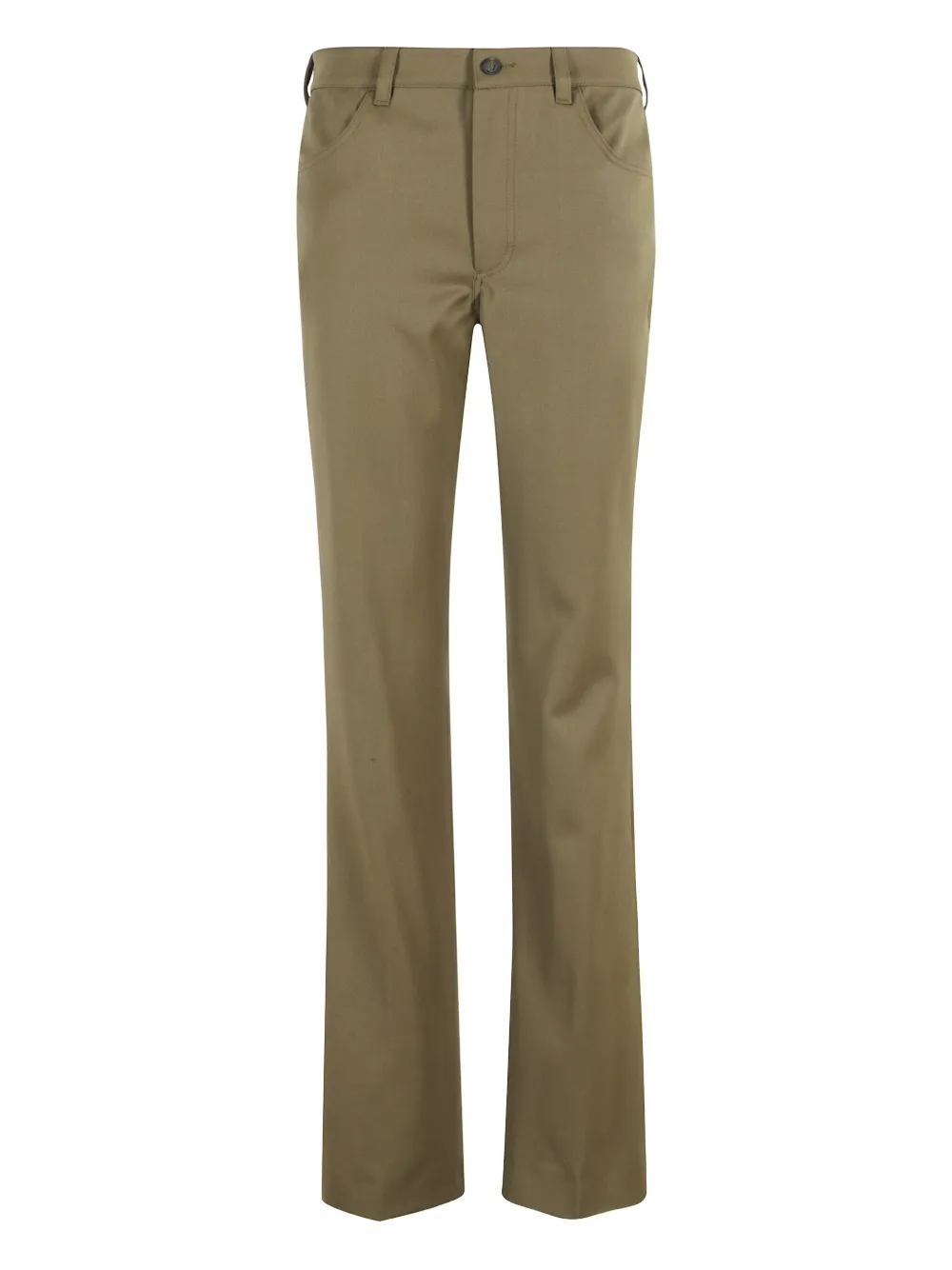 The Attico button-fly trousers 081 MILITARY GREEN
