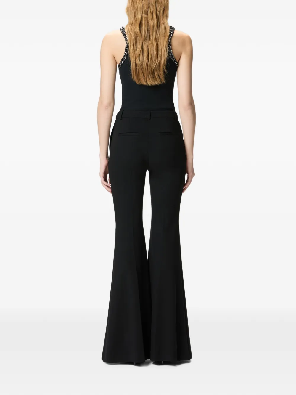 PINKO Flared broek Zwart
