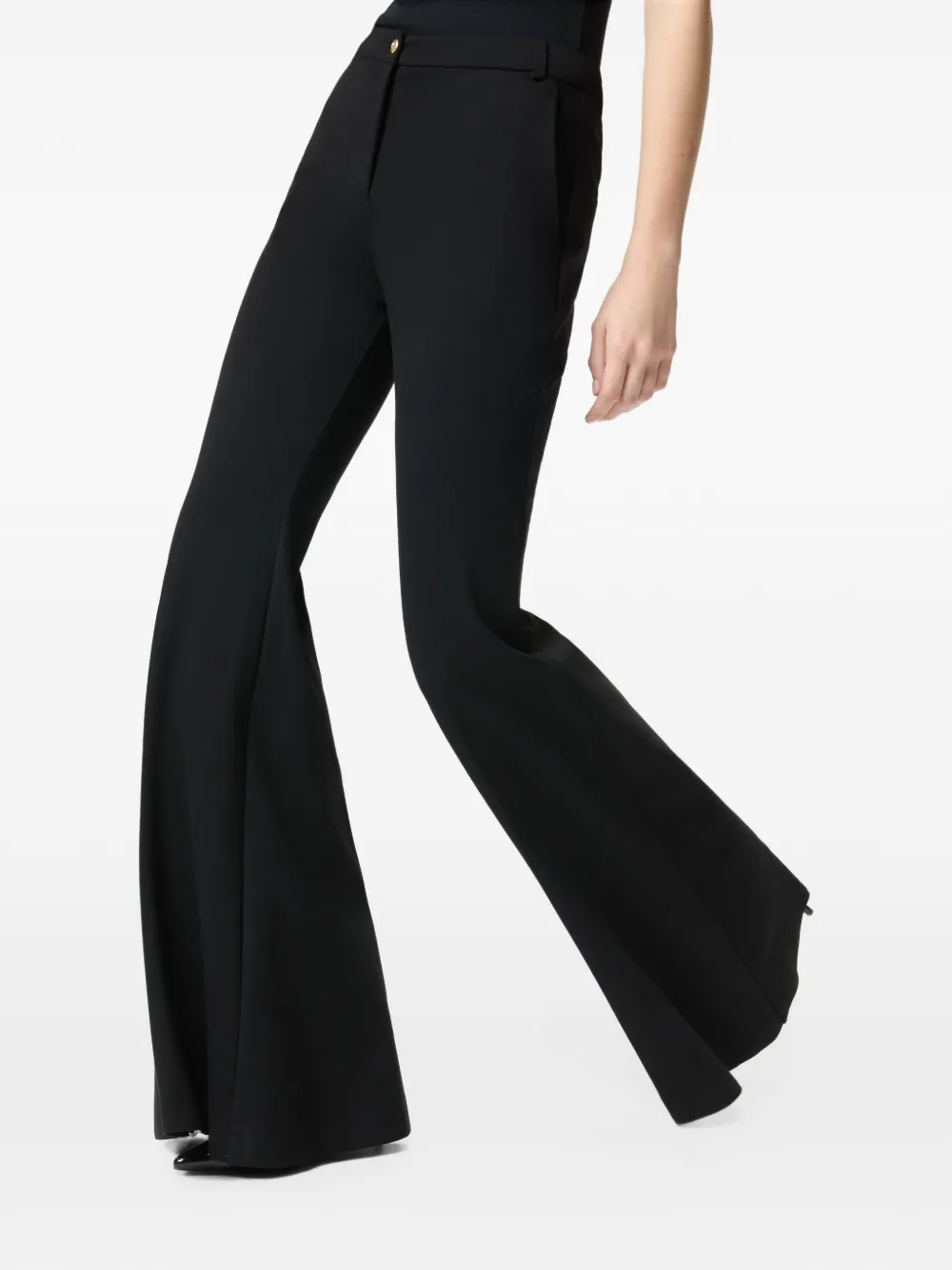 PINKO Flared broek Zwart