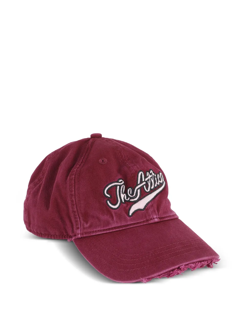 The Attico logo-embroidered baseball cap | Red | Image 1