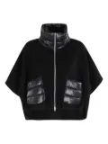 Herno quilted panelled jacket - Black