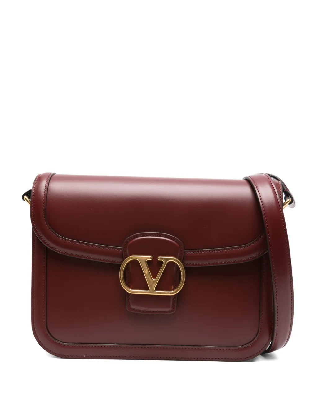 Valentino Garavani Leren schoudertas Rood