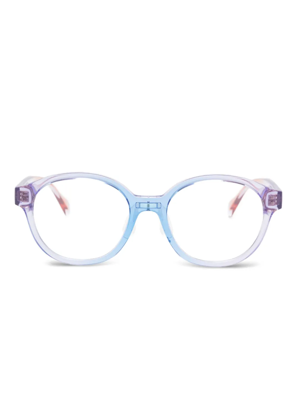 Versace Kids Bril met rond montuur Blauw