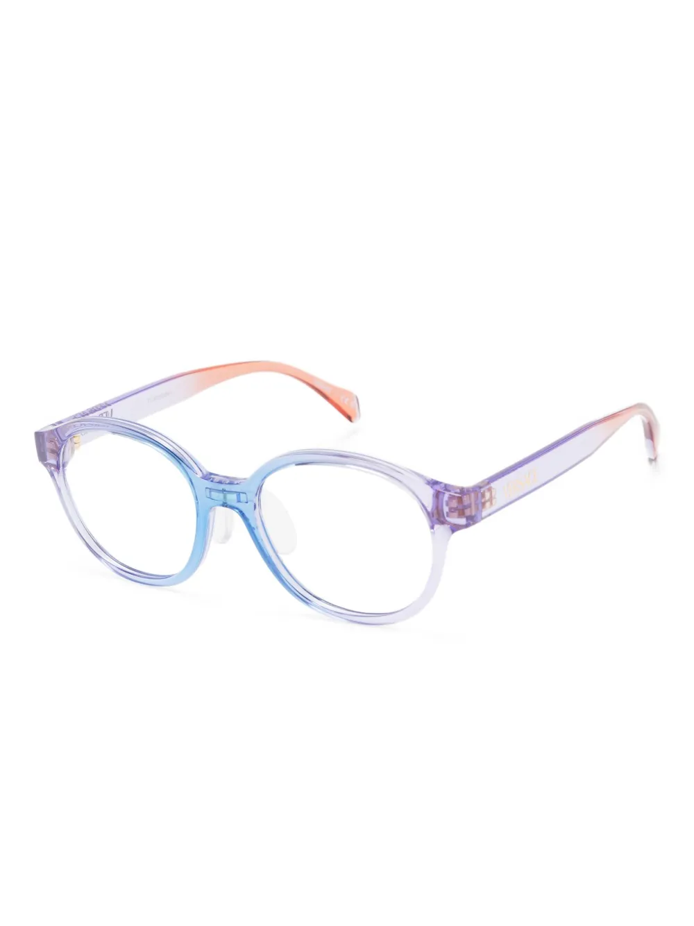 Versace Kids Bril met rond montuur Blauw