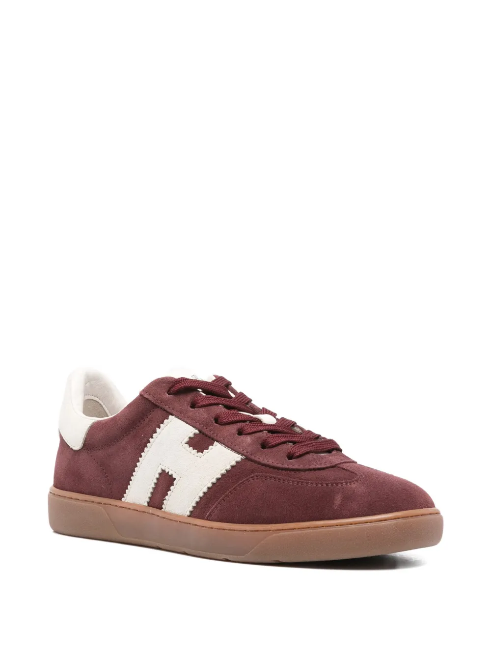 Hogan logo-patch sneakers Red