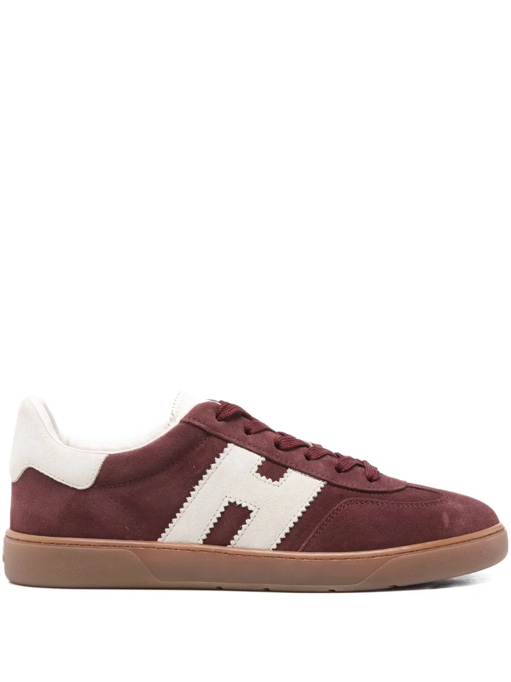 Hogan logo-patch sneakers Red