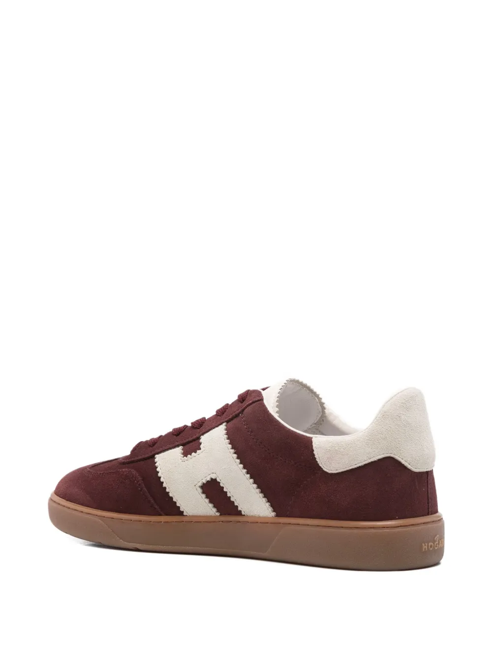 Hogan logo-patch sneakers Red