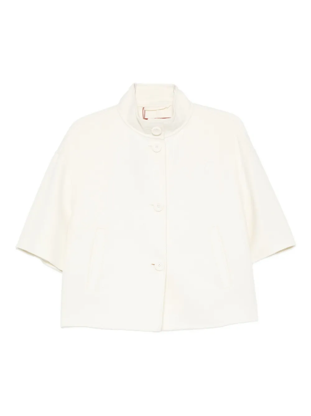 Max Mara short-sleeve button jacket Wit
