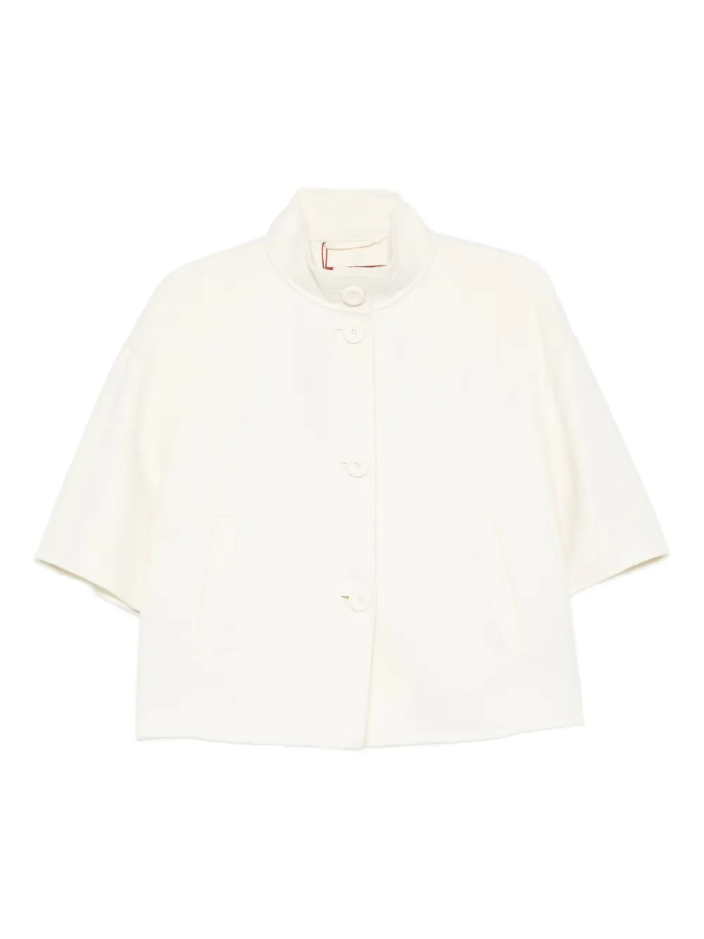 Max Mara short-sleeve button jacket Wit