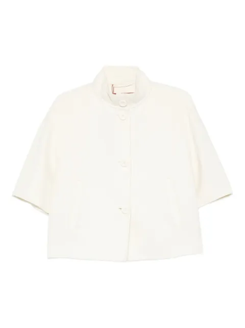 Max Mara short-sleeve button jacket