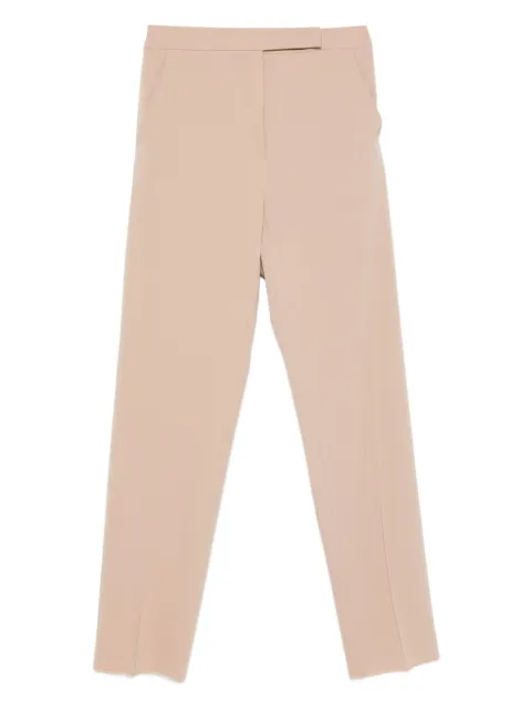 Max Mara pocket unfinished-hem trousers