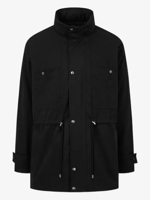TOMBOY detachable-hood drawstring jacket