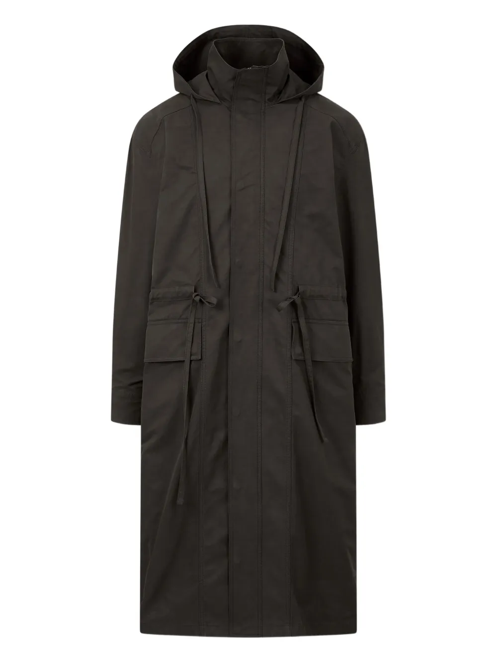 STUDIO TOMBOY hooded drawstring coat | Black | Image 1