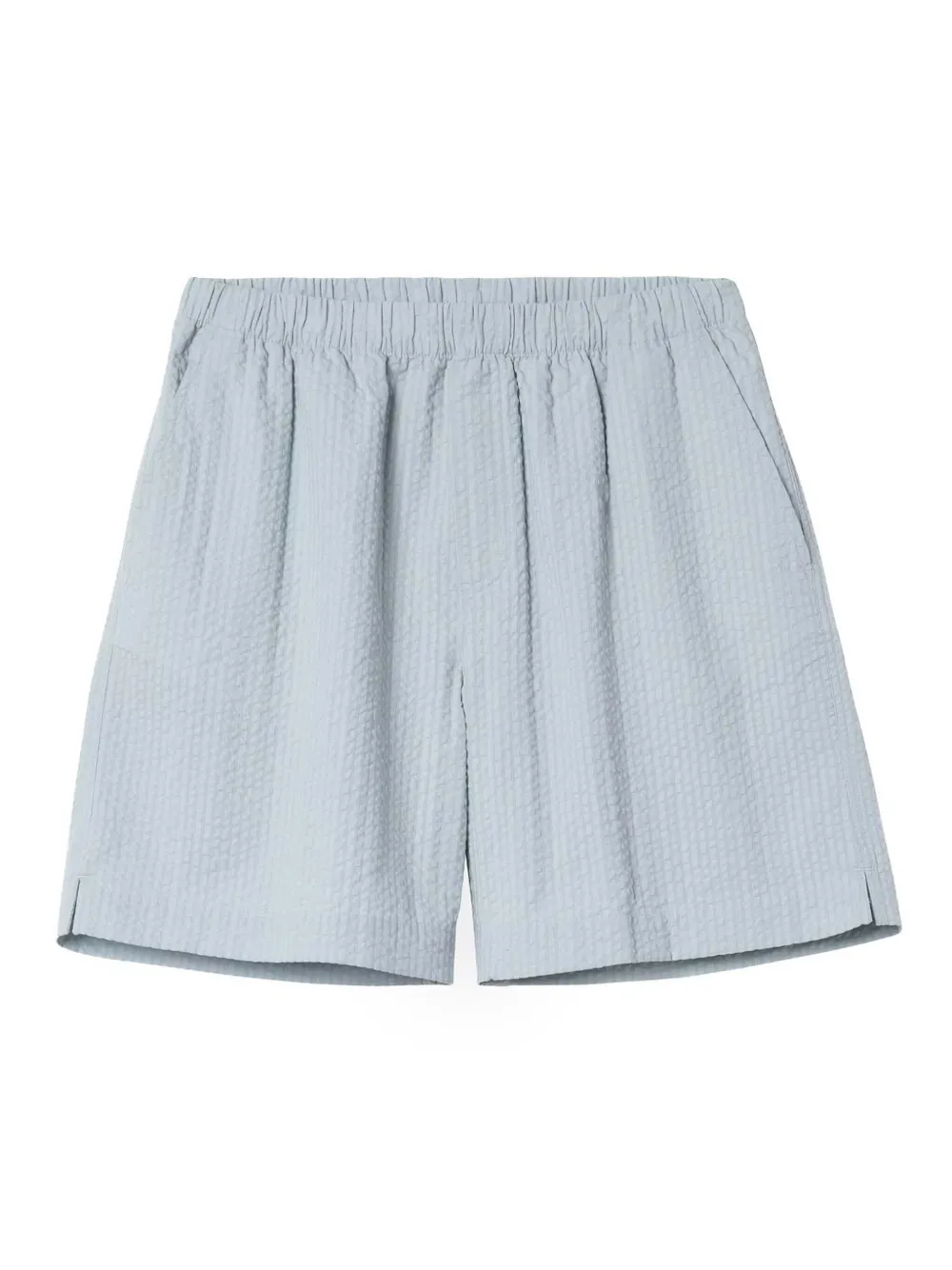 Carhartt WIP Toland seersucker shorts Blauw