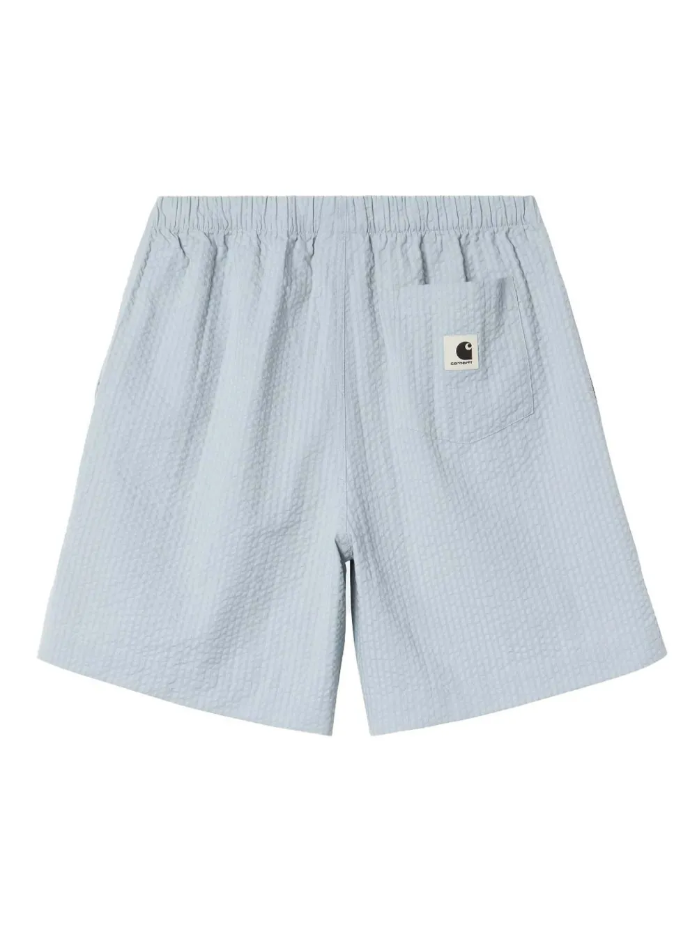 Carhartt WIP Toland seersucker shorts Blauw
