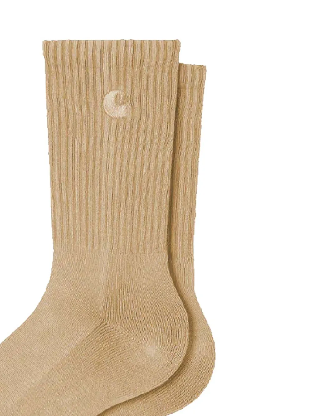 Carhartt WIP Hudson logo-embroidered ribbed socks Bruin