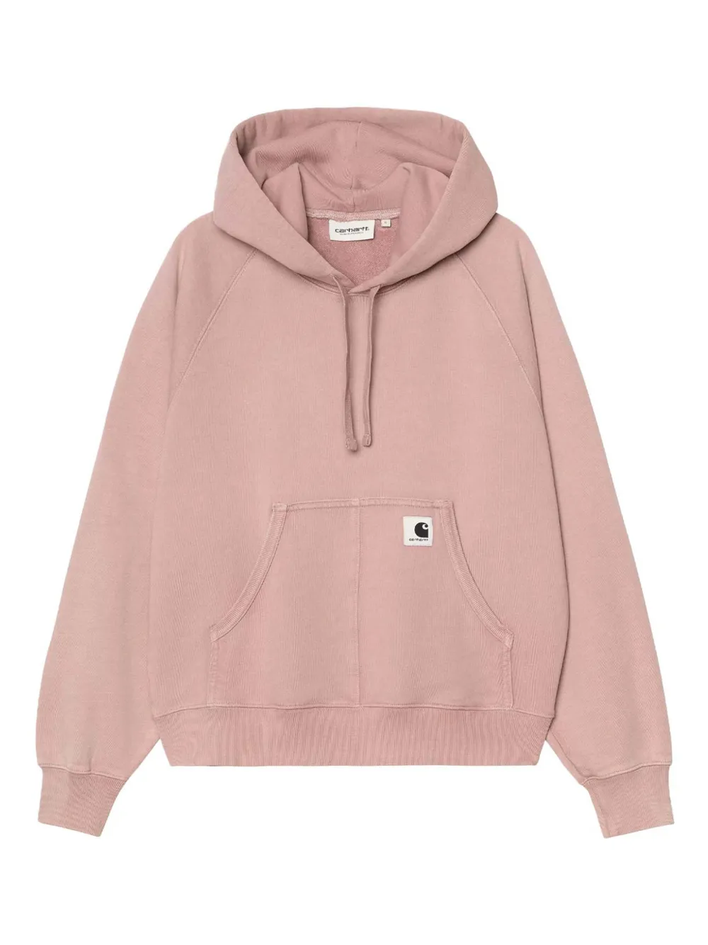 Carhartt WIP Hudson pouch-pocket hoodie Roze