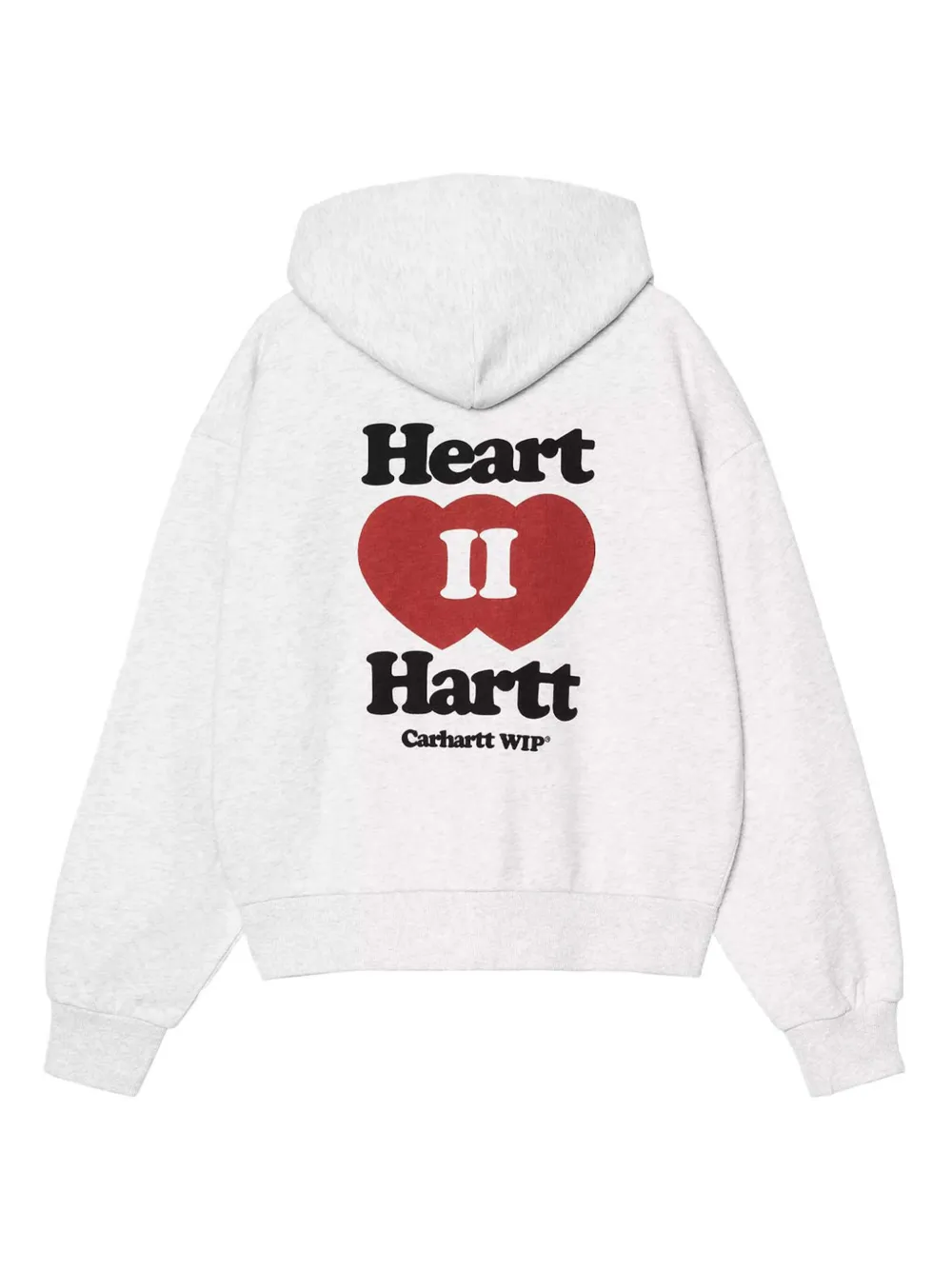 Carhartt WIP heart-logo zip-up hoodie Grijs