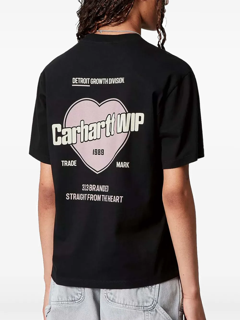 Carhartt WIP Growth T-shirt met logo Zwart