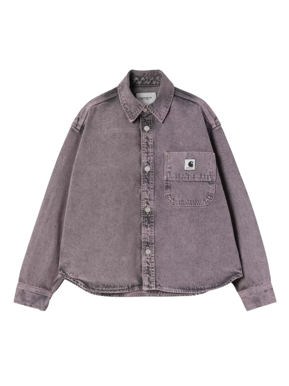 Carhartt WIP Georgia pocket-detail overshirt | Purple | Image 1