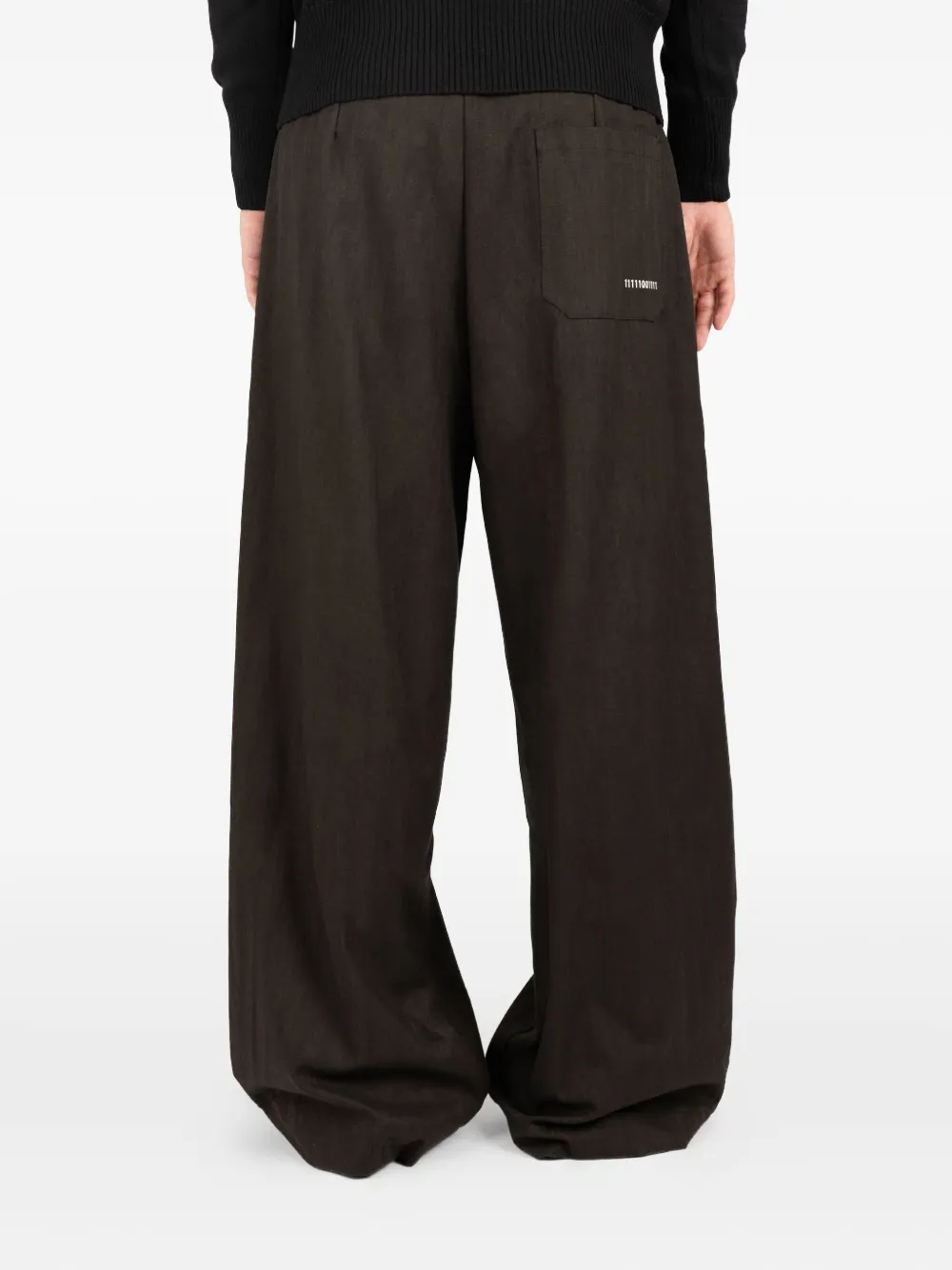 Société Anonyme pleated wide-leg trousers Bruin