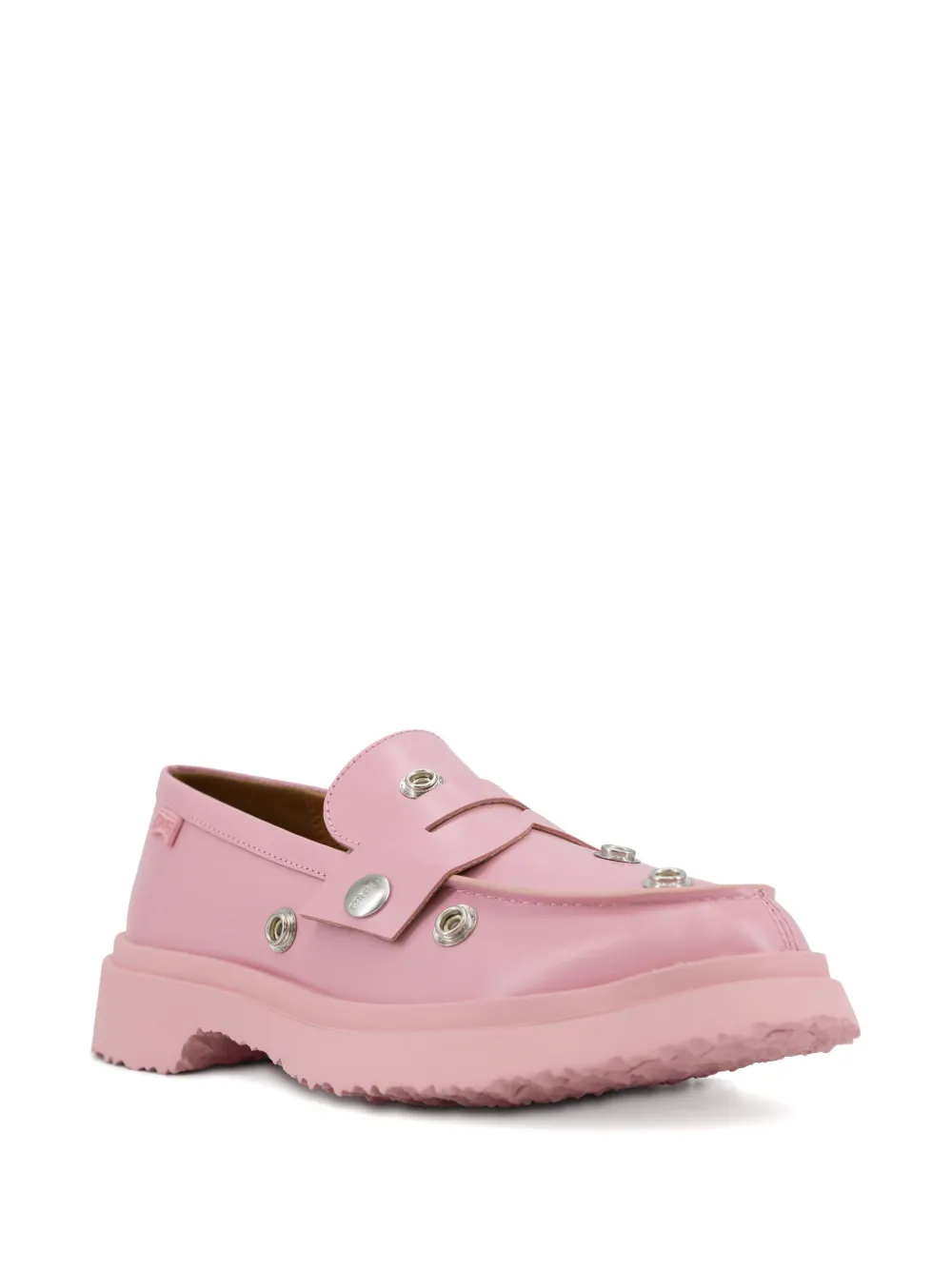 Camper eyelet-detail loafers Pink