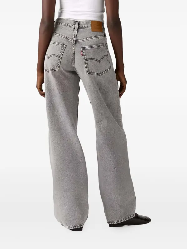 Baggy Jeans Grey Jeans Womens Straight Leg Baggy Jeans Grey Jeans - Main Image