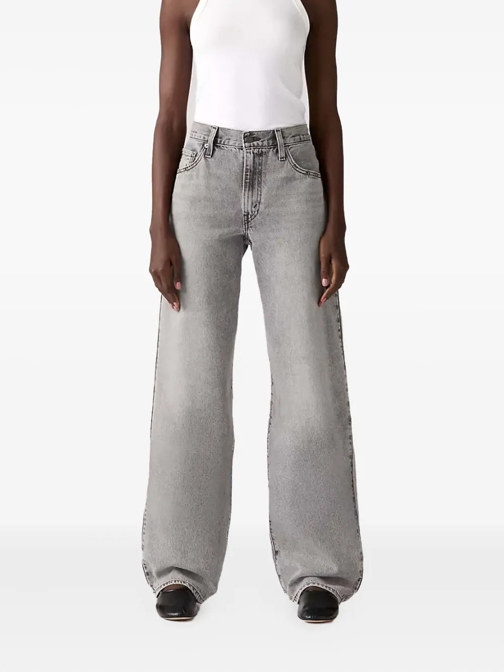 Levi's Baggy Dad Five-pocket Jeans In Gray