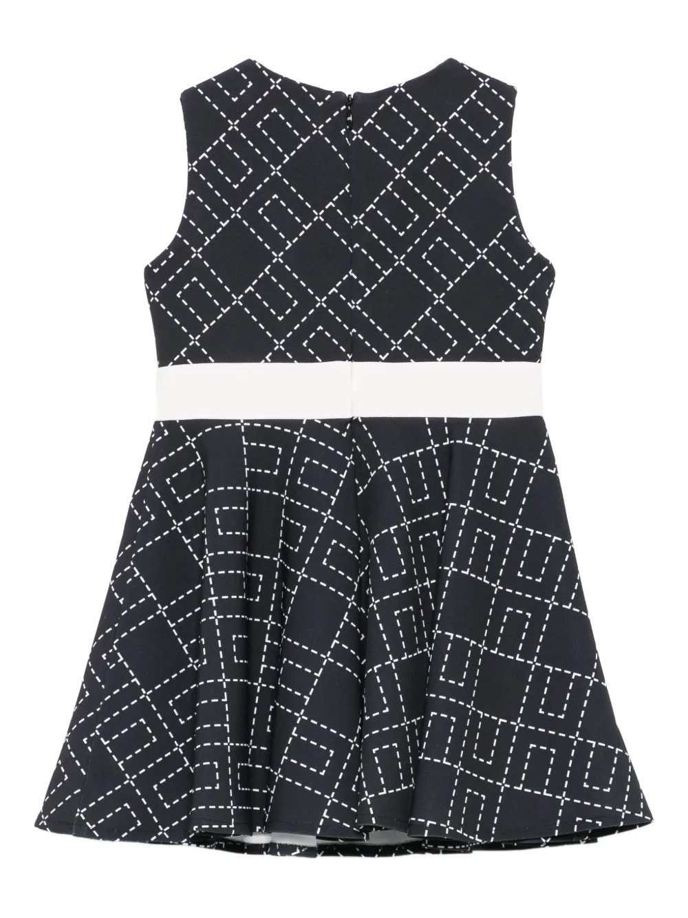 Elisabetta Franchi La Mia Bambina geometric-print flared dress | Girls Casual Dresses | Image 2