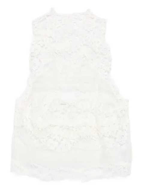 Ermanno Scervino camiseta con encaje