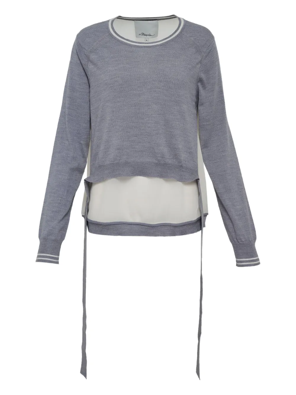 3.1 Phillip Lim レイヤード セーター - グレー 3.1 Phillip Lim レイヤード セーター - グレー