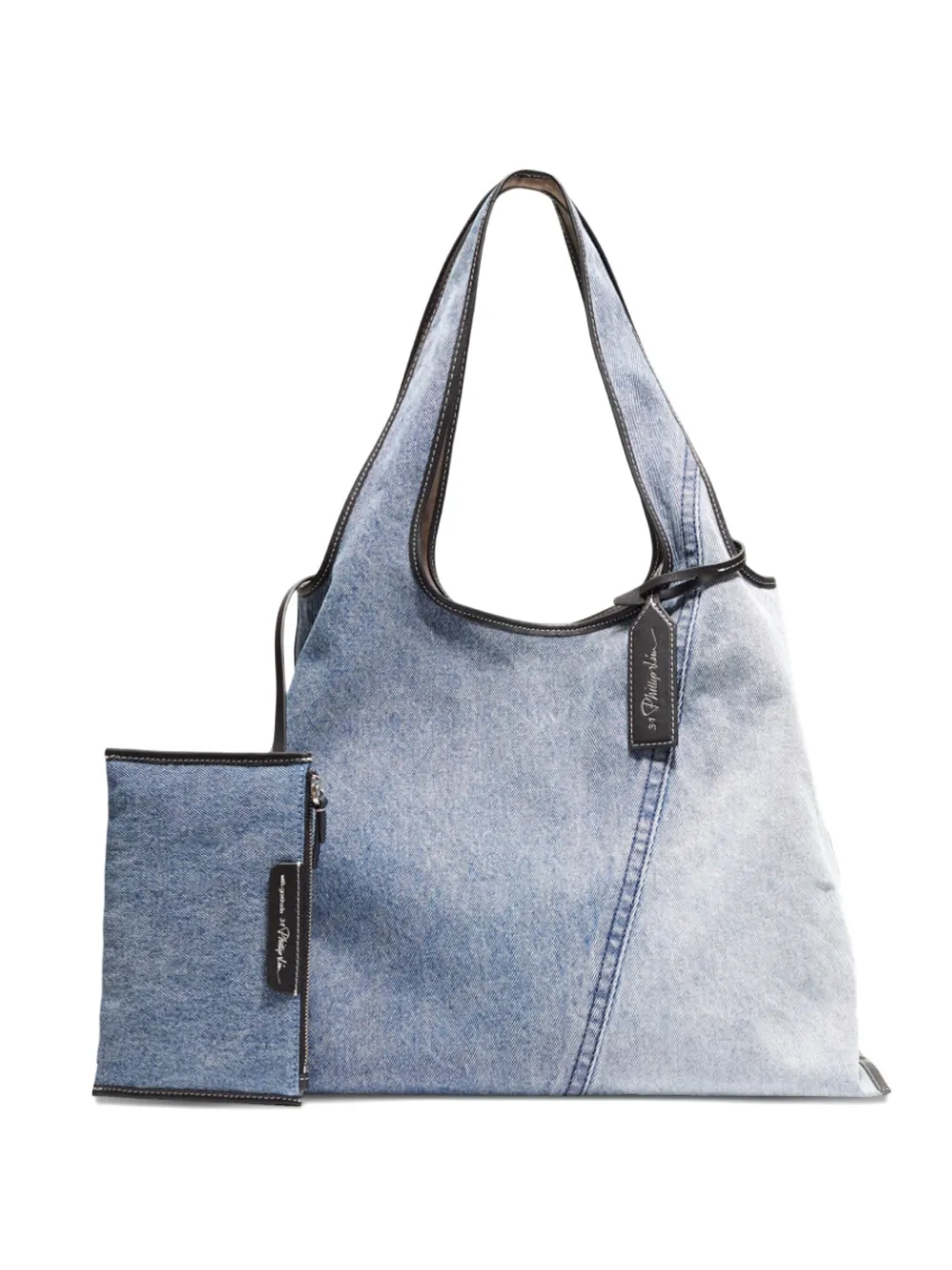 3.1 Phillip Lim Market denim tote bag - Blu