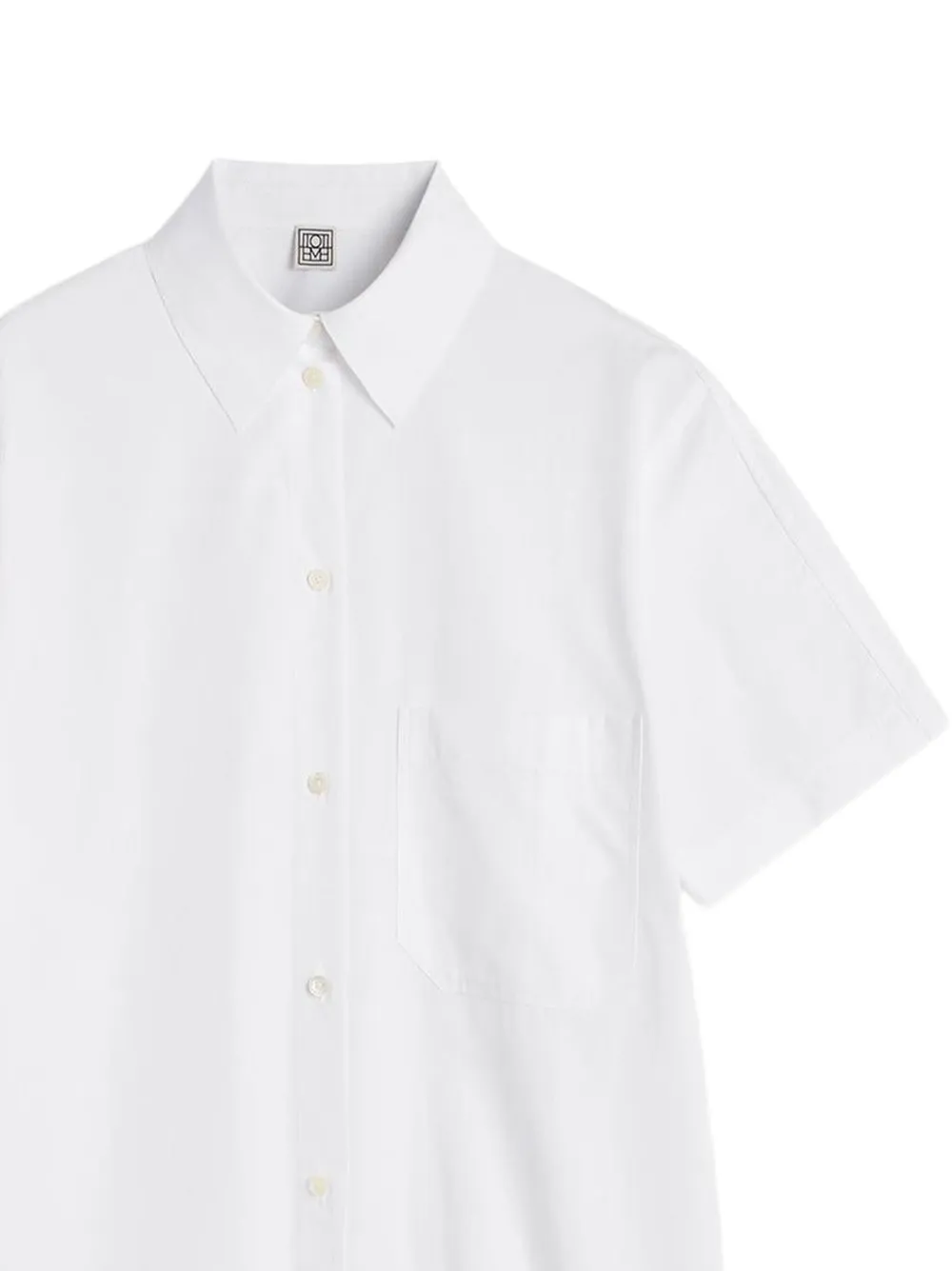 TOTEME short-sleeve button-front shirt dress | Day Dresses | Image 2
