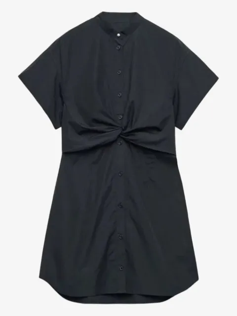 rag & bone Gretchen twist-front shirt dress