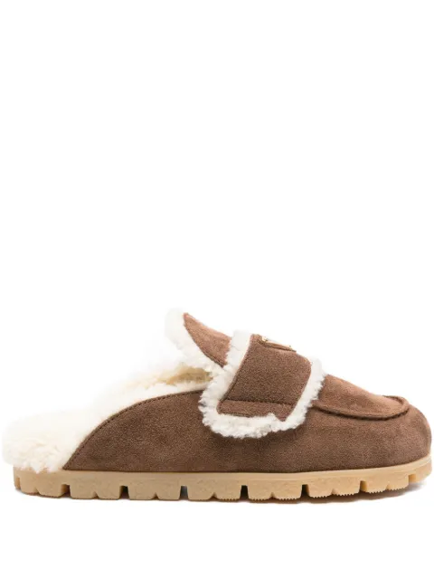 Prada sandaler i ruskind