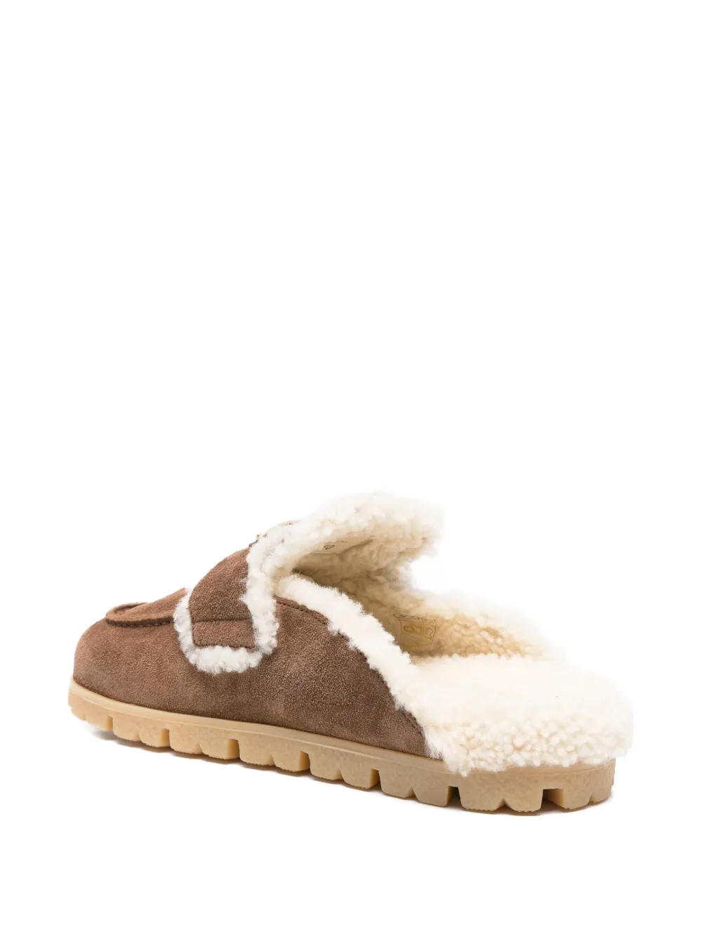 Prada Suède instappers Bruin