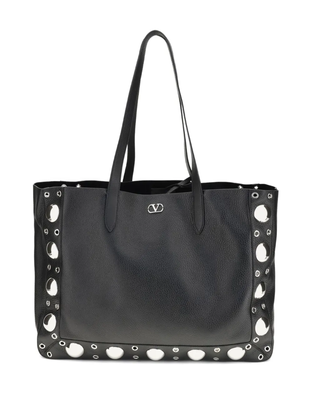 Valentino Nellcôte Large Tote Bag In Black