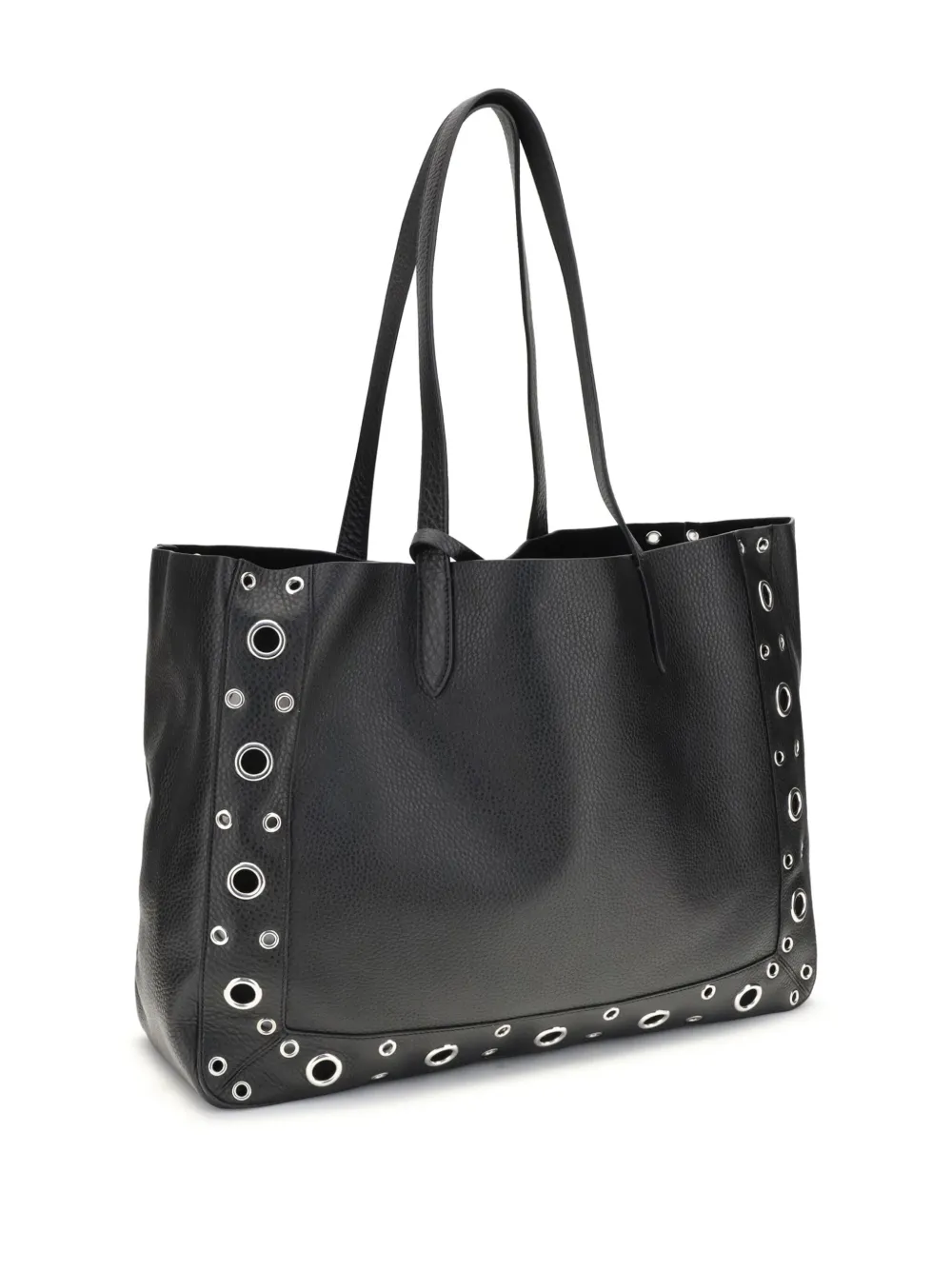 Valentino Garavani eyelet-embellished shoulder bag - Zwart