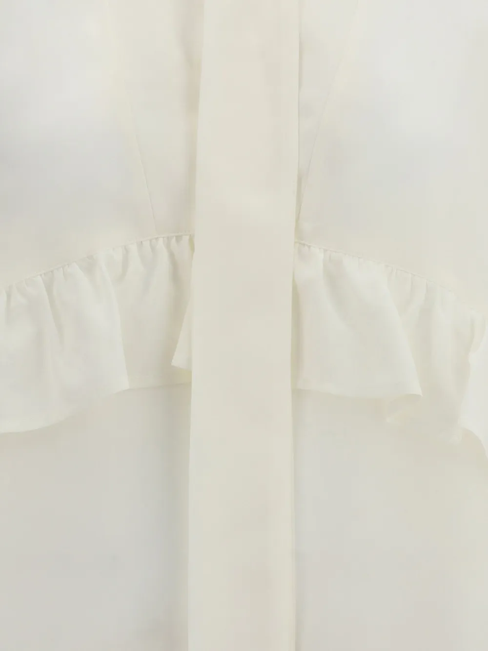 P.a.r.o.s.h P. A.r. O.s. H. Ruffle Blouse In White
