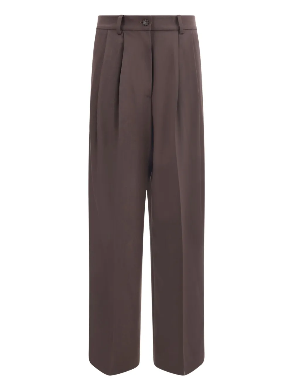 P.A.R.O.S.H. High-waist plooibroek Bruin
