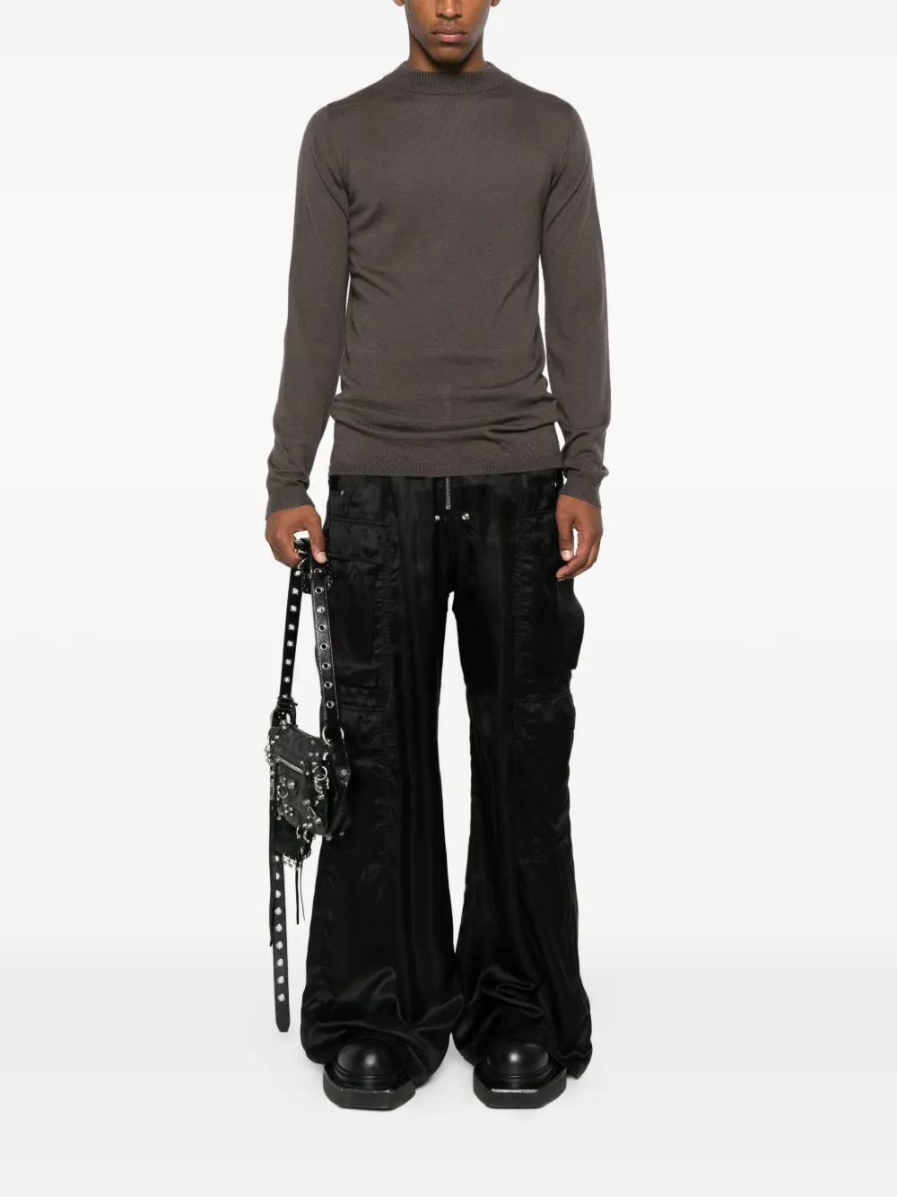 Rick Owens Kasjmier trui met ronde hals Grijs