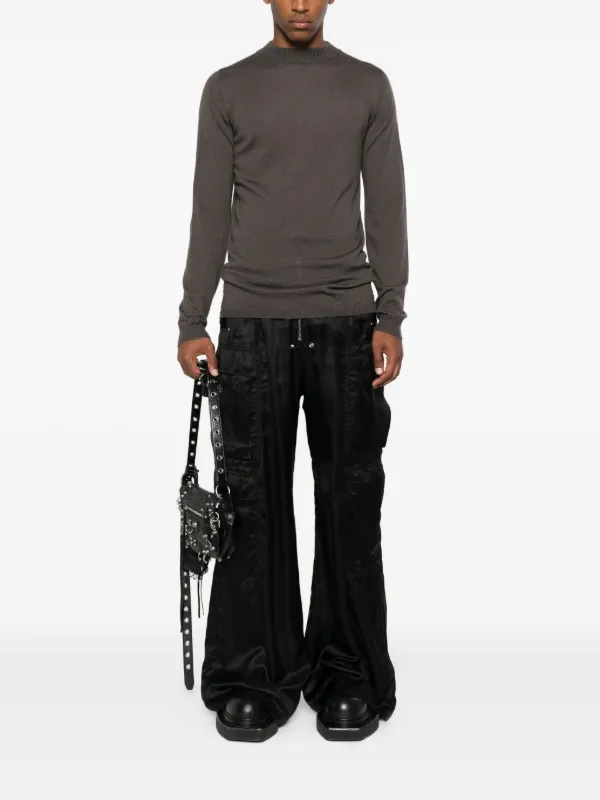 Rick Owens crew-neck Cashmere Sweater | Grey | FARFETCH